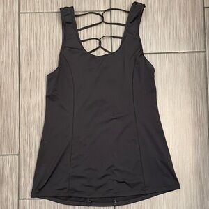 Calia by Carrie Underwood black strap tank top size XS